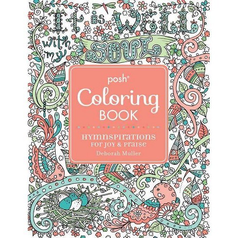 Color & Frame - Bible Coloring: Hymns (adult Coloring Book) - By