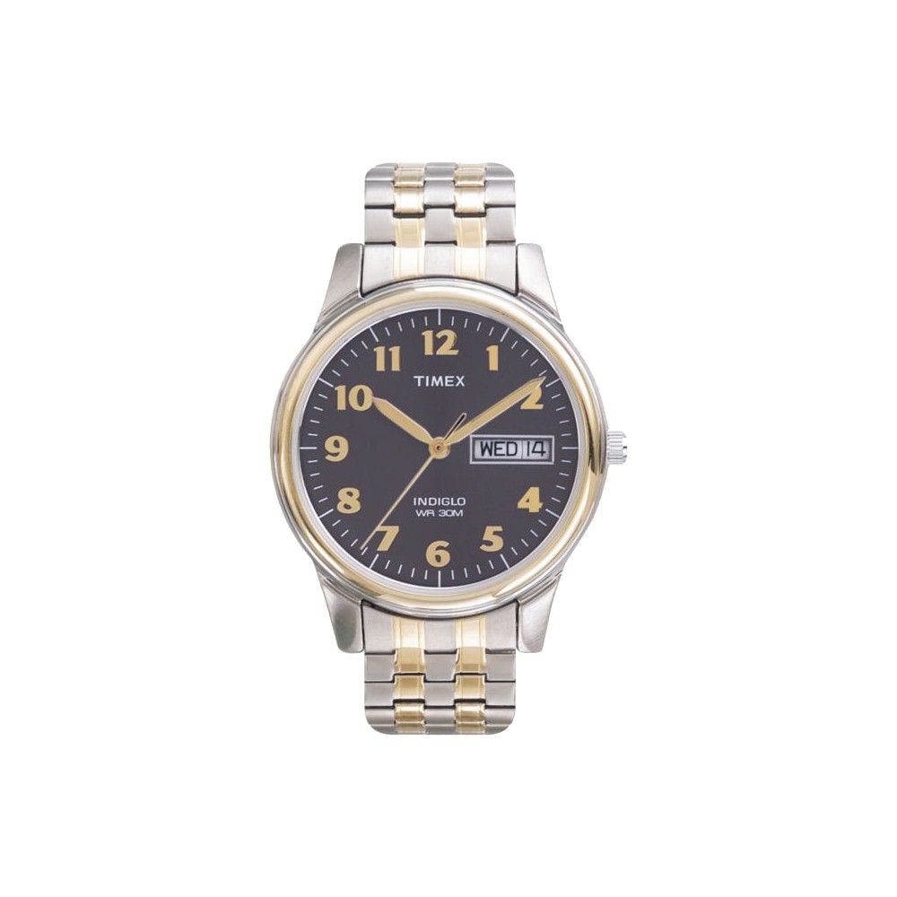 UPC 753048107254 product image for Men's Timex Expansion Band Watch - Two-Tone/Black T26481JT | upcitemdb.com