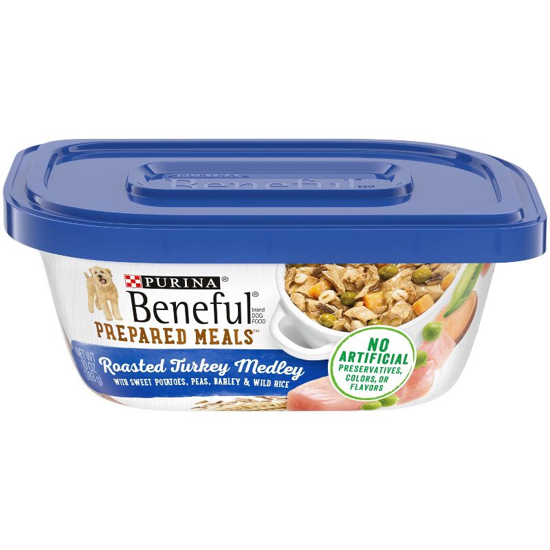 Purina Beneful Prepared Meals Roasted Recipes Wet Dog Food - 10oz, 1 of 7
