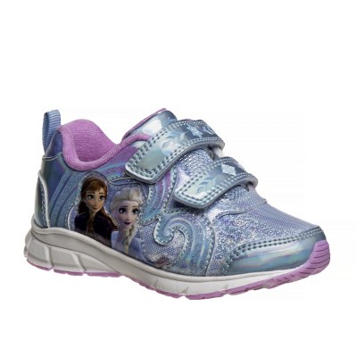 Disney Frozen Ii Girls Sneakers Two White - Blue, Size: 11 : Target