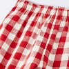 Baby Girls' Christmas Holiday 2pc Joy Long Sleeve T-Shirt and Gingham Flannel Pants Set - Cloud Island™ Cream - 4 of 4