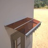 Door Window Awning Valance in size 59" Wide x 34" Deep for Masonry Concrete Wall House - 2 of 4