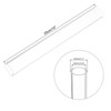Unique Bargains Lamp Lantern Water Cooling System Acrylic Round Tubes 4 Pcs 10" - 2 of 4