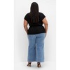 Women's Plus Size Temple Ave Top - black | CITY CHIC - 3 of 4