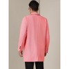 Lars Amadeus Men's Classic Fit Single Breasted Winter Herringbone Coat - 3 of 4
