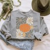 Simply Sage Market Women's  Garment Dyed Graphic Sweatshirt Retro Fall Flowers - 3 of 4