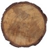 Dainty Home Wood With Tree Bark Designed 4" Round Coaster Set Of 4 - 2 of 3