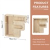 Unique Bargains Wooden Alphabet Money Saving Box Party Decorative Bank - 2 of 4