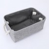 Unique Bargains Fabric Collapsible Sturdy Spacious Storage Bins 3 Pcs - 3 of 4