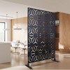 PAGED Fence Privacy Screen for Deck Balcony Patio, Outdoor Privacy Screen Freestanding for Outside Lawn Garden, Balcony Privacy Screen - 4 of 4