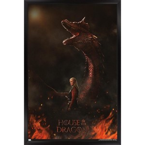 Trends International House of the Dragon - Daemon Dragon One Sheet Framed Wall Poster Prints - 1 of 4