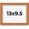 PosterPalooza | Photo Size Classic Brown Picture Frame - UV Acrylic, Foam Board Backing, Hanging Hardware - 2 of 4