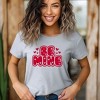 Simply Sage Market Women's Be Mine Bubble Short Sleeve Graphic Tee - 2 of 3
