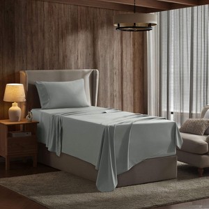 Nestl 4 Piece Bed Sheet Set, Deep Pocket Extra Soft Microfiber Sheets - 1 of 4