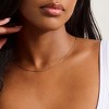 EVRY JEWELS WATERPROOF Gold or Silver Plated Sharp Chain Necklace - 2 of 2