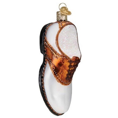 Old World Christmas 4.5 Inch Golf Shoe. Tree Ornament , Spike Leisure Sport (1PC)