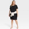 Women's Cloud Knit Pajama T-Shirt Dress - Auden™ - 3 of 3