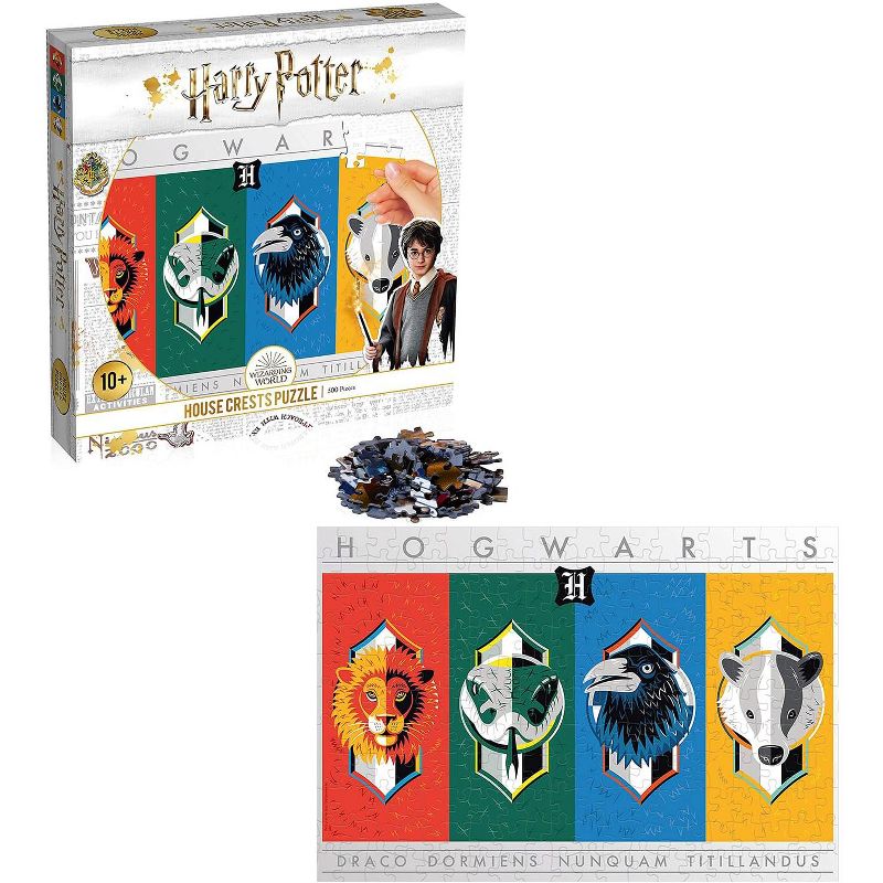 Top Trumps Harry Potter House Crests 500 Piece Jigsaw Puzzle, 3 of 6