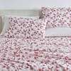 Winter Floral Brushed Microfiber Sheet Set - Great Bay Home - 3 of 4