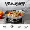 Karl Home Tri-Ply Skillets Set Stainless Steel Chef's Pan Cookware Set - 2 of 4