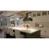 Urban Ambiance Luxury Colonial Pendant Light,  11.375"H x 9"W,  Brushed Nickel Finish, UHP3080 - 2 of 4