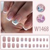 LOVELAY CREATIONS Short Press-On Nails with Butterfly Full Cover Acrylic - 4 of 4