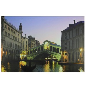 Northlight LED Lighted Venice, Italy Grand Canal Canvas Wall Art 15.75" x 23.5" - 1 of 4