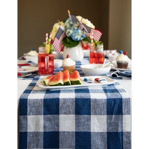Solino Home Linen Buffalo Check Table Runner - 1 of 4