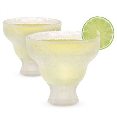 Host Freeze Stemless Margarita Glass Insulated, Plastic Double Wall Frozen  Cocktail Cup, Set Of 2 Cups, 12 Oz, Grey : Target