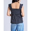 Women's Ruffle Sleeve Detail Maternity Top | Motherhood Maternity - 2 of 4