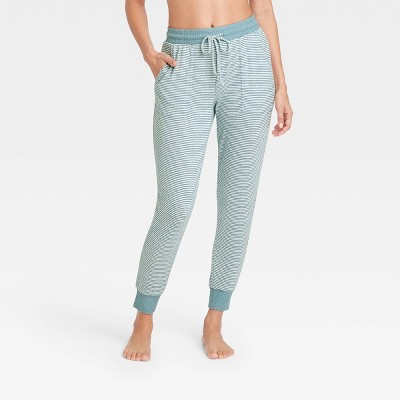 Women&#39;s Perfectly Cozy Striped Lounge Jogger Pants - Stars Above&#8482; Blue XS