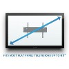 Mount-It! TV Wall Mount Full Motion, Center and Corner Installation, Tilt, Extend, Articulating TV Wall Bracket Fits up to 65 Inch TVs, Black - 4 of 4