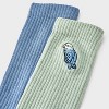 Men's 2pk Casual Crew Socks - Goodfellow & Co™ Green 6-12 - 3 of 3