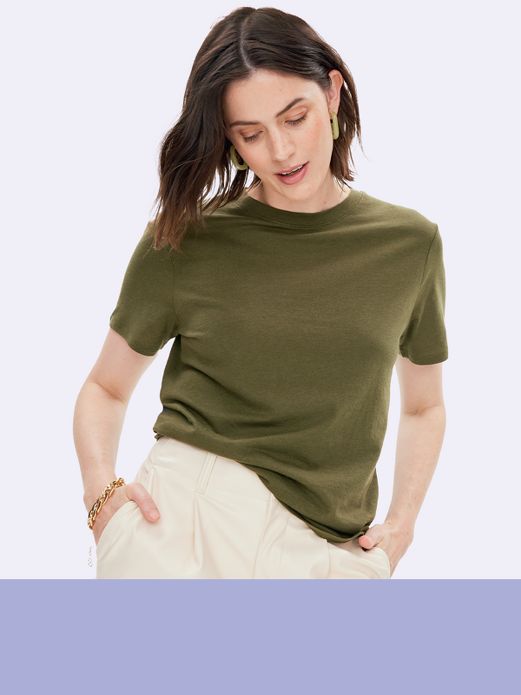  Wild Fable Women's Crew Neck Short Sleeve T-Shirt - (Olive  Wash, XX-Large) : Clothing, Shoes & Jewelry