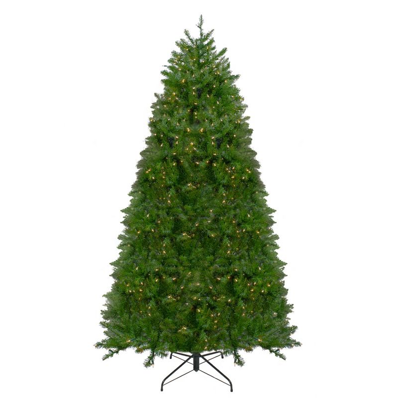 Northlight 10' Prelit Artificial Christmas Tree Full Northern Pine - Clear Lights, 1 of 8