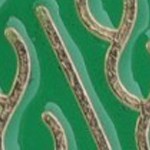 gold white green