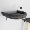 LAOTIES Wall Mounted Cat Tree with 2 Cat Condos,3 Shelves, Scratching Posts,Perch And Ladders,Space Saving Cat Furniture - 4 of 4