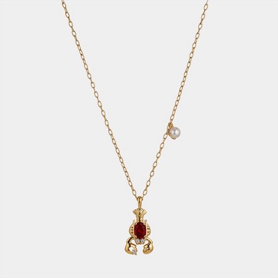 AJOA VACAY LOBSTER PENDANT NECKLACE
