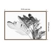 Amanti Art Tropical Velvet I - BW by Ryan Hartson Weddle Framed Canvas Wall Art - 4 of 4