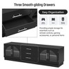 68.9'' Modern Minimalist TV Stand for TVs up to 75 Inches, Entertainment Center Media Console Cabinet with Adjustable Shelves for Living Room - 4 of 4