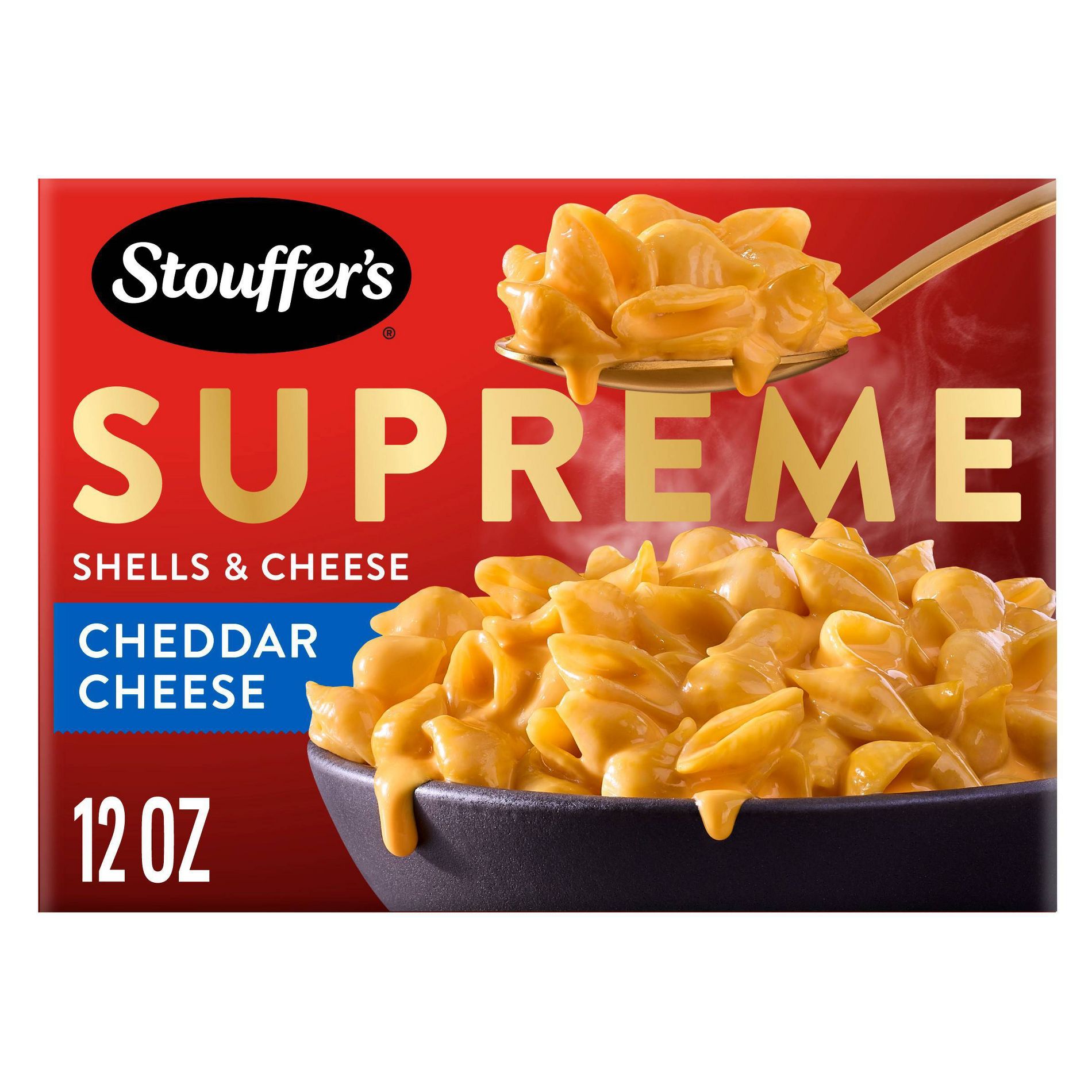 Stouffer's Supreme Cheddar Cheese Shells and Cheese Box Macaroni - 12oz
