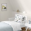 Sweet Jojo Designs Boy Toddler Pillow with Pillowcase 13 x 18 in. Construction Truck Green Blue and White - 2 of 4