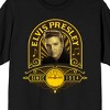 Sun Records Elvis Presley Since 1954 Vintage Art Crew Neck Short Sleeve Men's Black T-shirt - 2 of 3