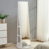 Tangkula Rotating Mirrored Jewelry Cabinet with Mirror Storage Shelves - 2 of 4