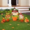 The Lakeside Collection Lighted Village Stakes - Farmhouse Holiday Decor - Set of 5 - 2 of 4