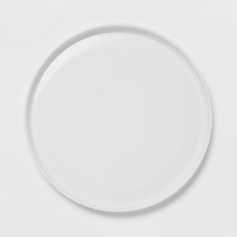 10.5 Plastic Stella Dinner Plate White - Threshold™ : Target