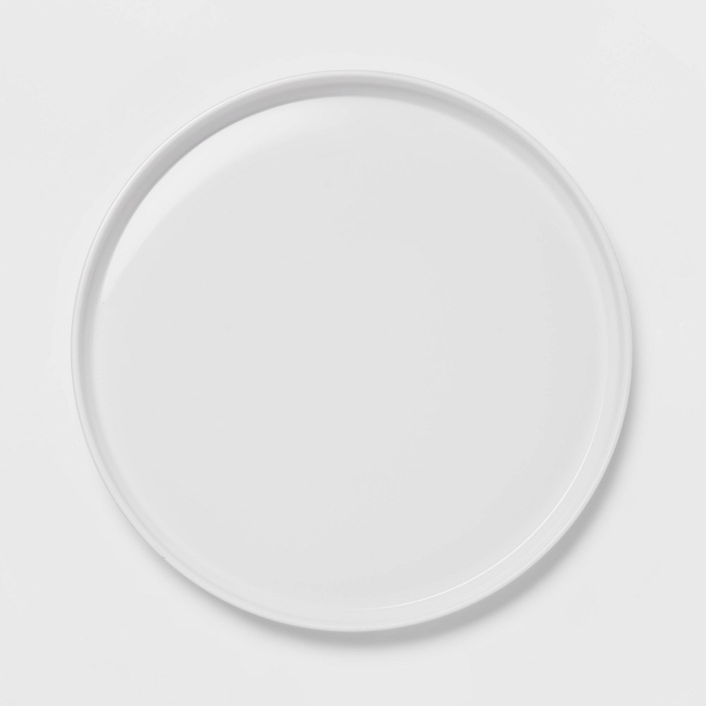 Photos - Plate 10.5" Plastic Stella Dinner  White - Threshold™