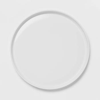 10.5" Plastic Stella Dinner Plate White - Threshold™