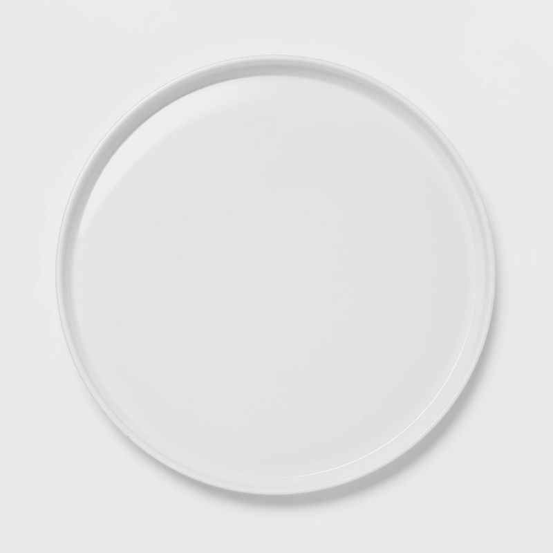 10.5&#34; Plastic Stella Dinner Plate White - Threshold&#8482;, 1 of 6