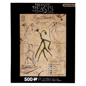 Aquarius Puzzles Fantastic Beasts Bowtruckle 500 Piece Jigsaw Puzzle - 1 of 3